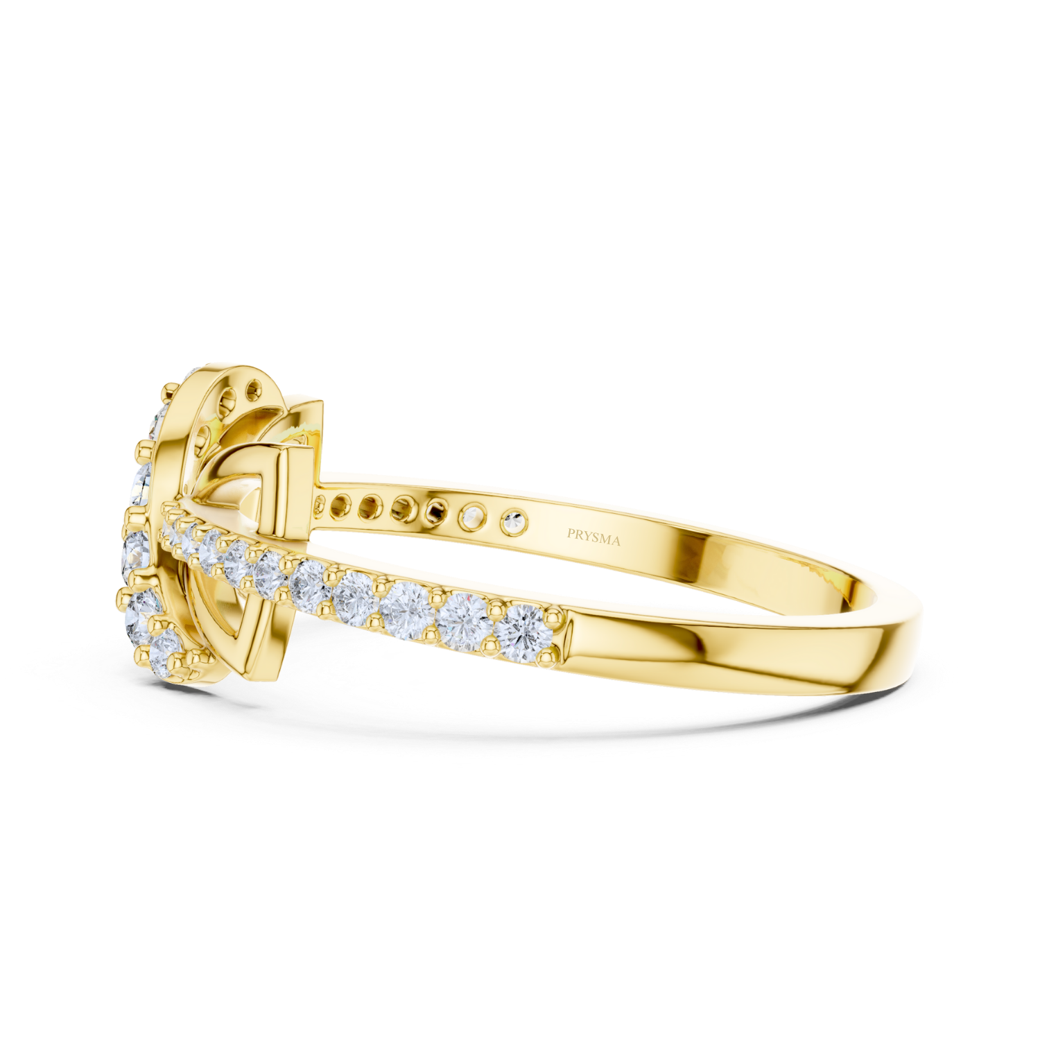 Twisted Floral Grace Diamond Ring