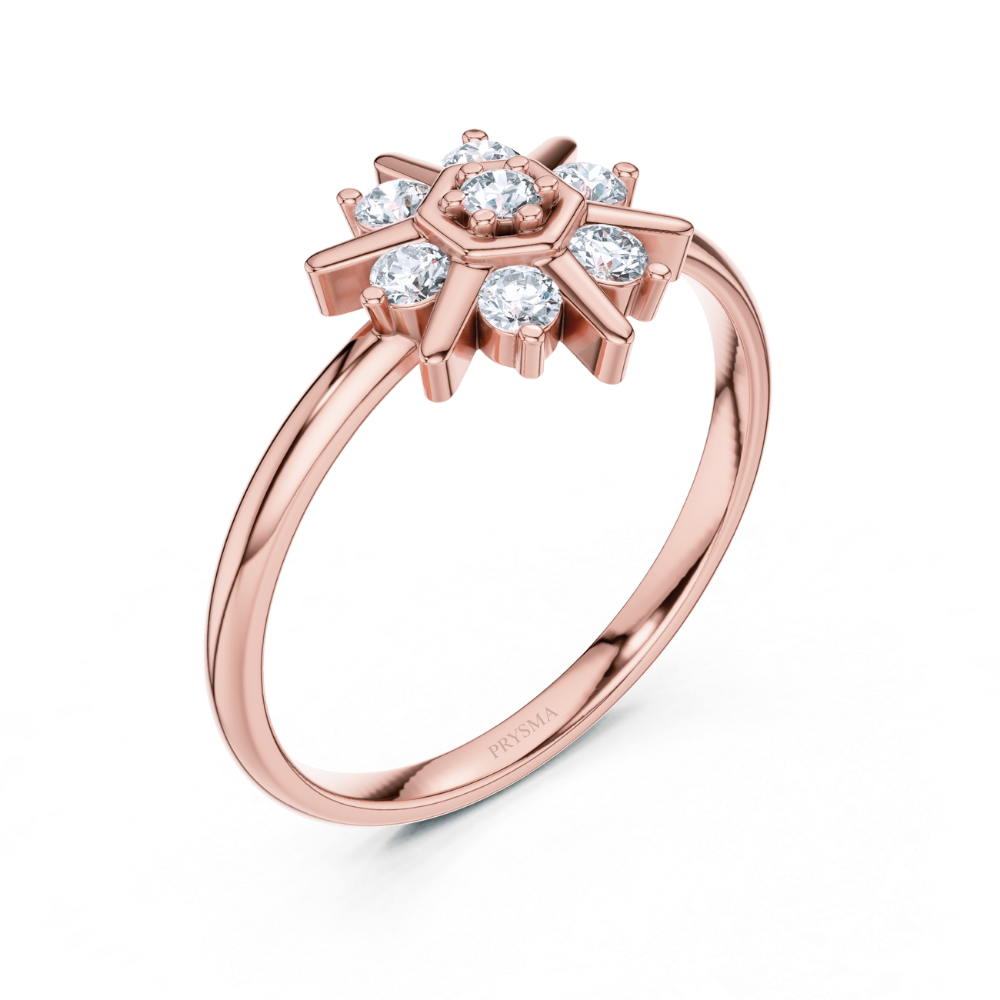 Stellar Radiance Diamond Ring