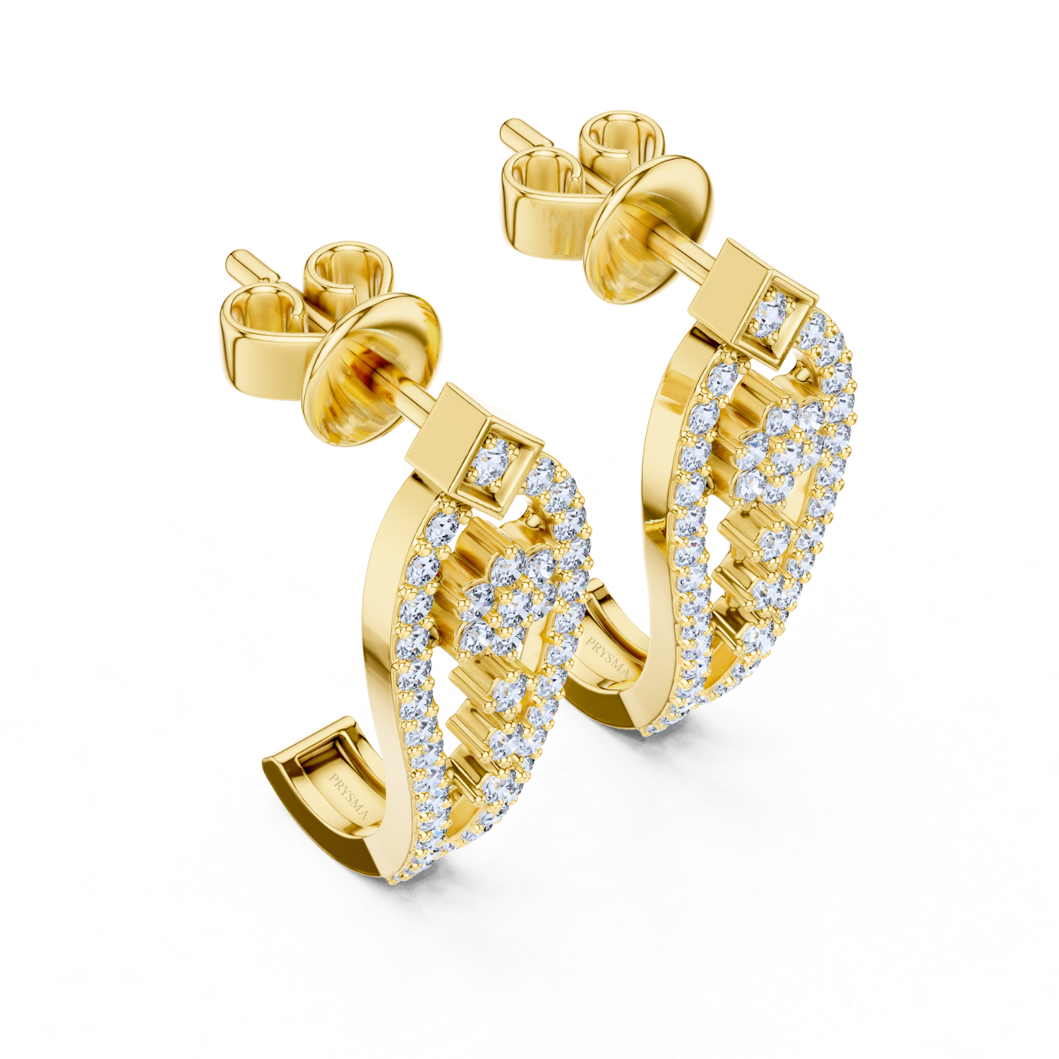 Ethereal Bloom Diamond Earring