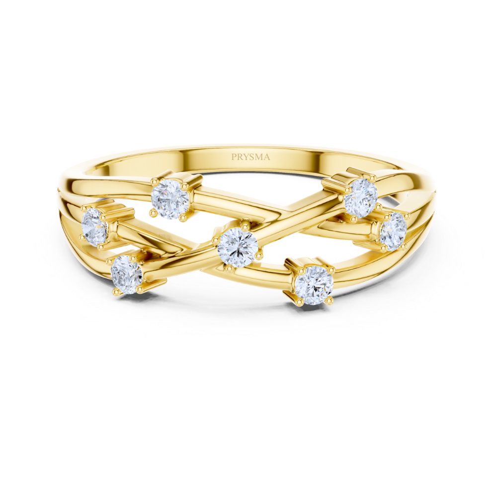 Starlit Path Diamond Ring