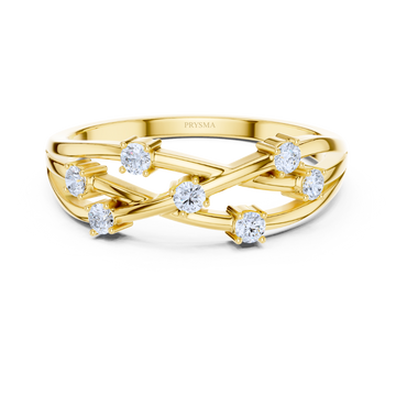 Starlit Path Diamond Ring