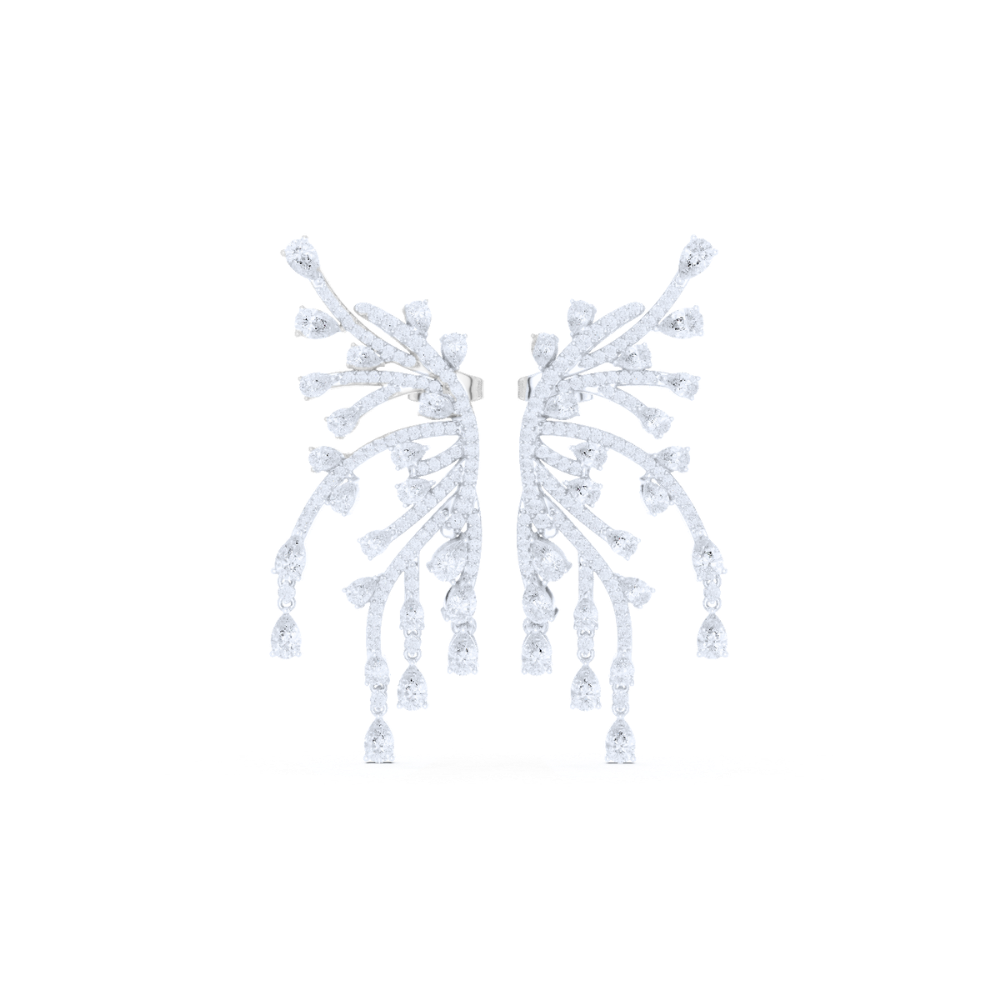 Celestial Cascade Statement Earrings