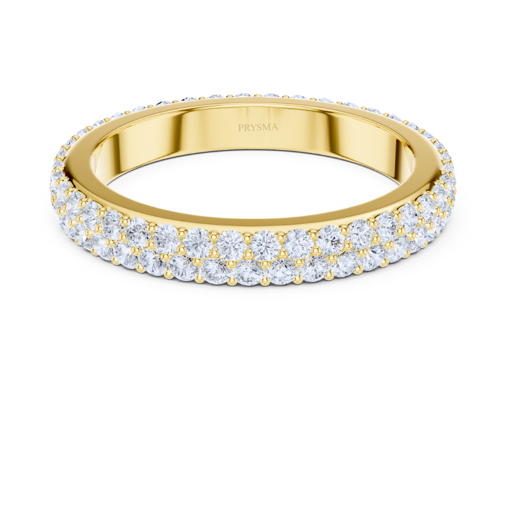 Eternal Grace Double Row Diamond Ring