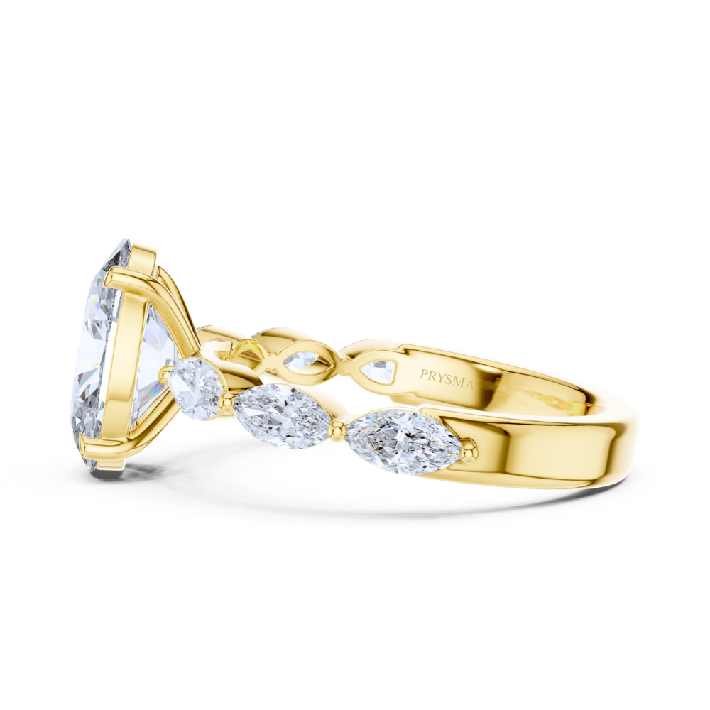 Celestia Oval Diamond Ring