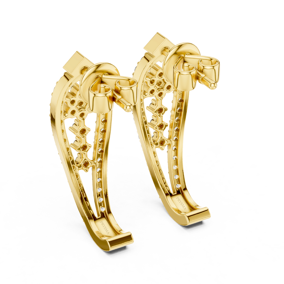 Ethereal Bloom Diamond Earring