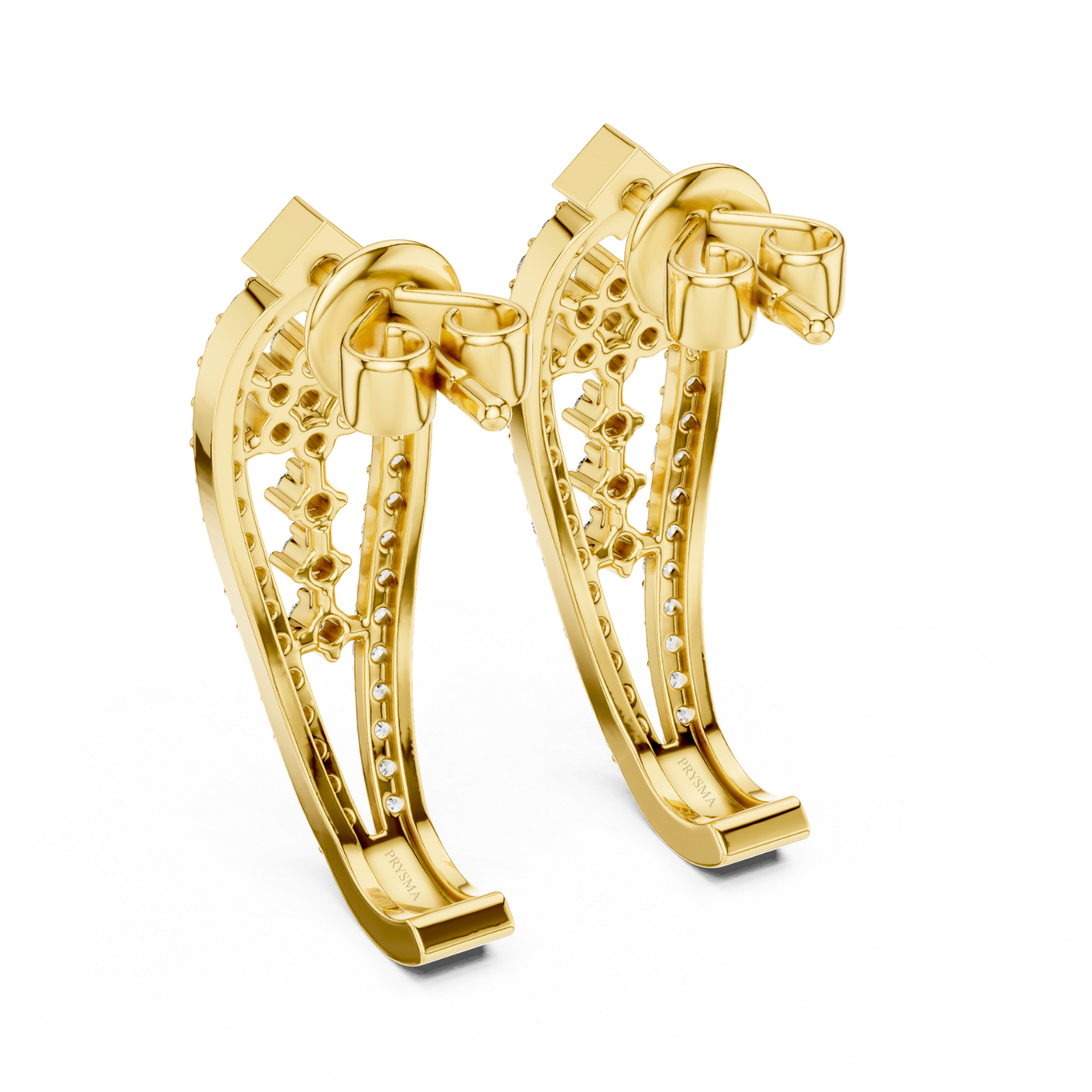 Ethereal Bloom Diamond Earring