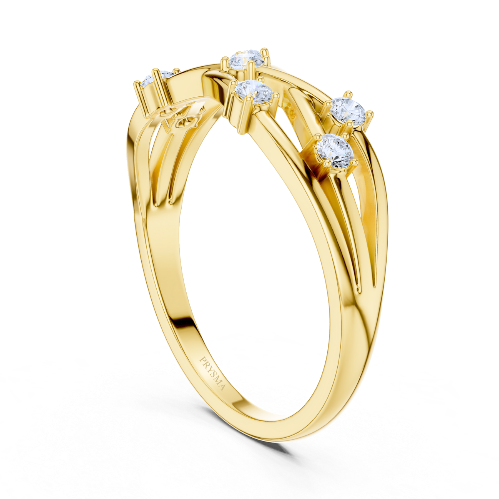 Starlit Path Diamond Ring