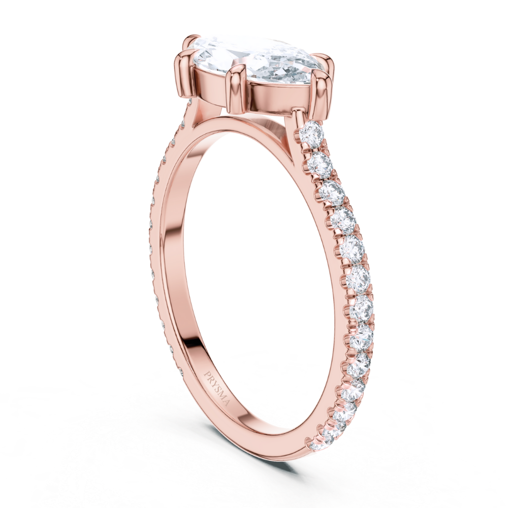 Marquise Whisper Diamond Pavé Ring