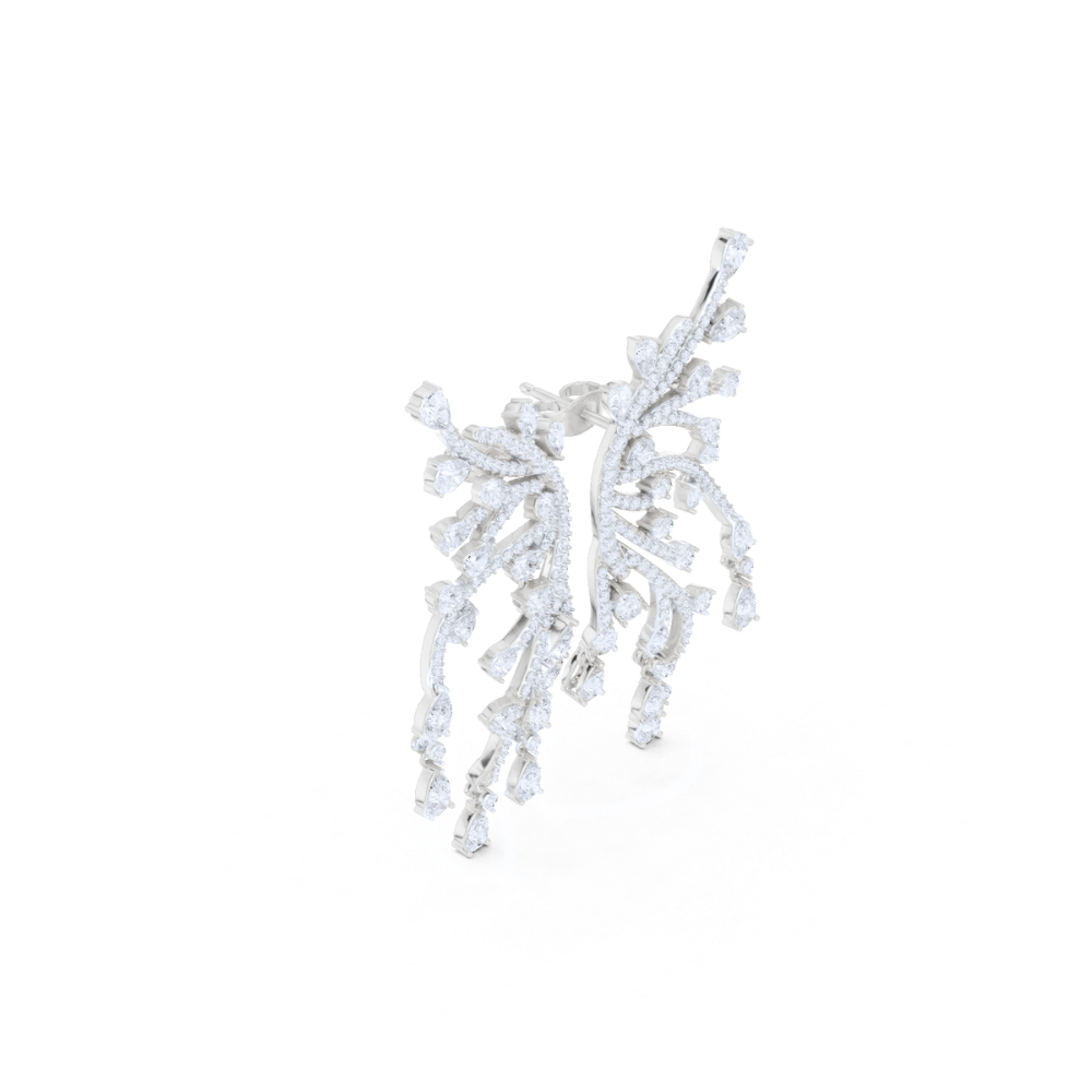 Celestial Cascade Statement Earrings