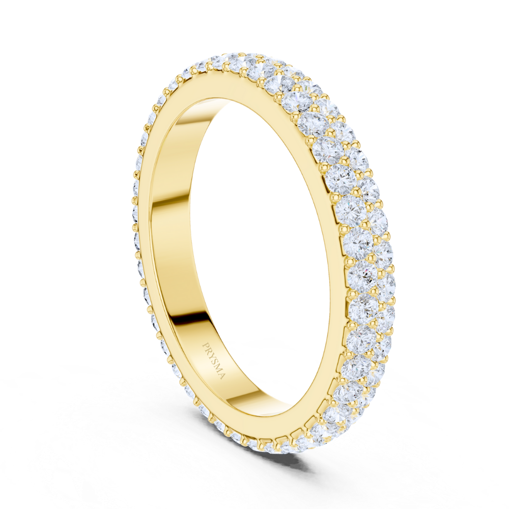 Eternal Grace Double Row Diamond Ring