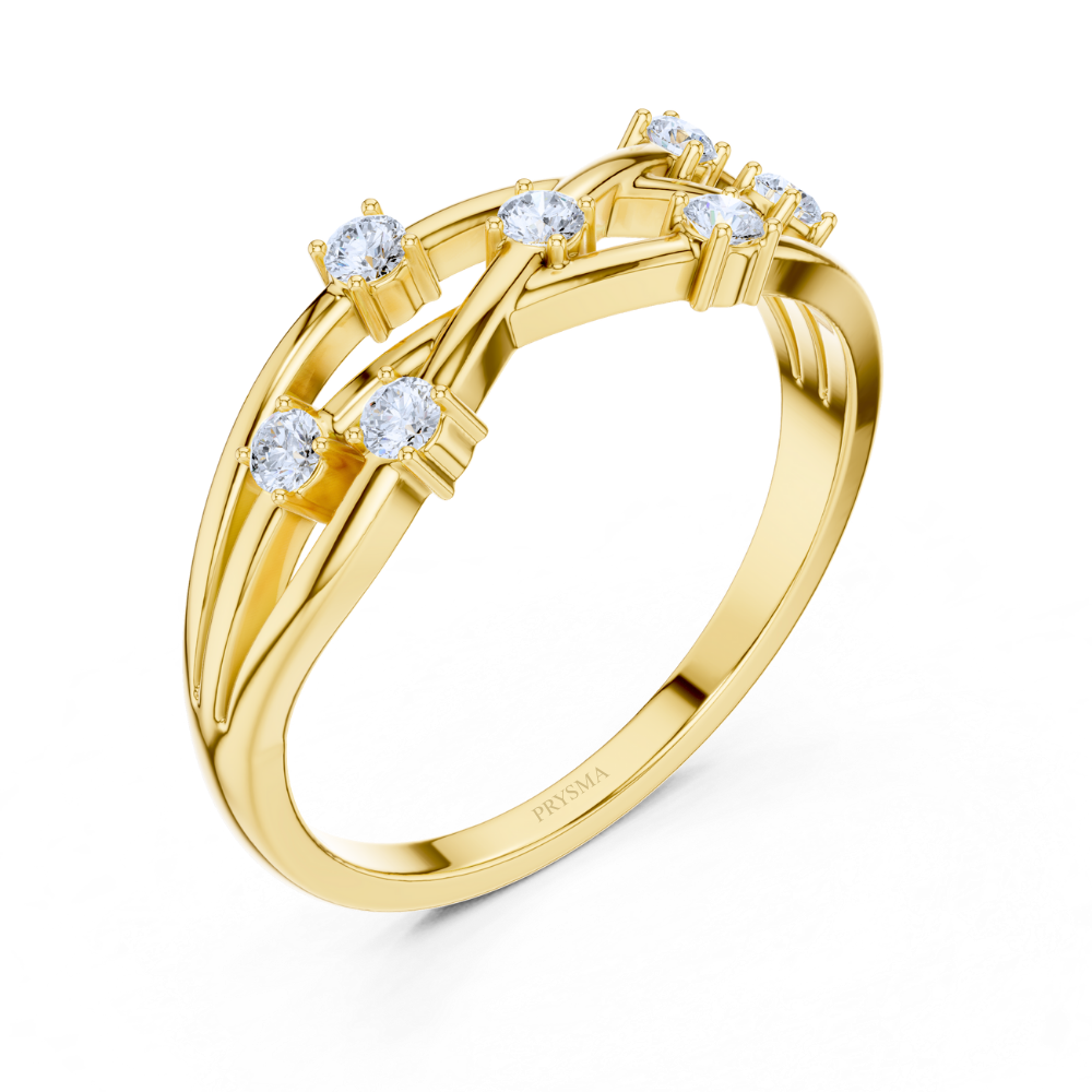 Starlit Path Diamond Ring