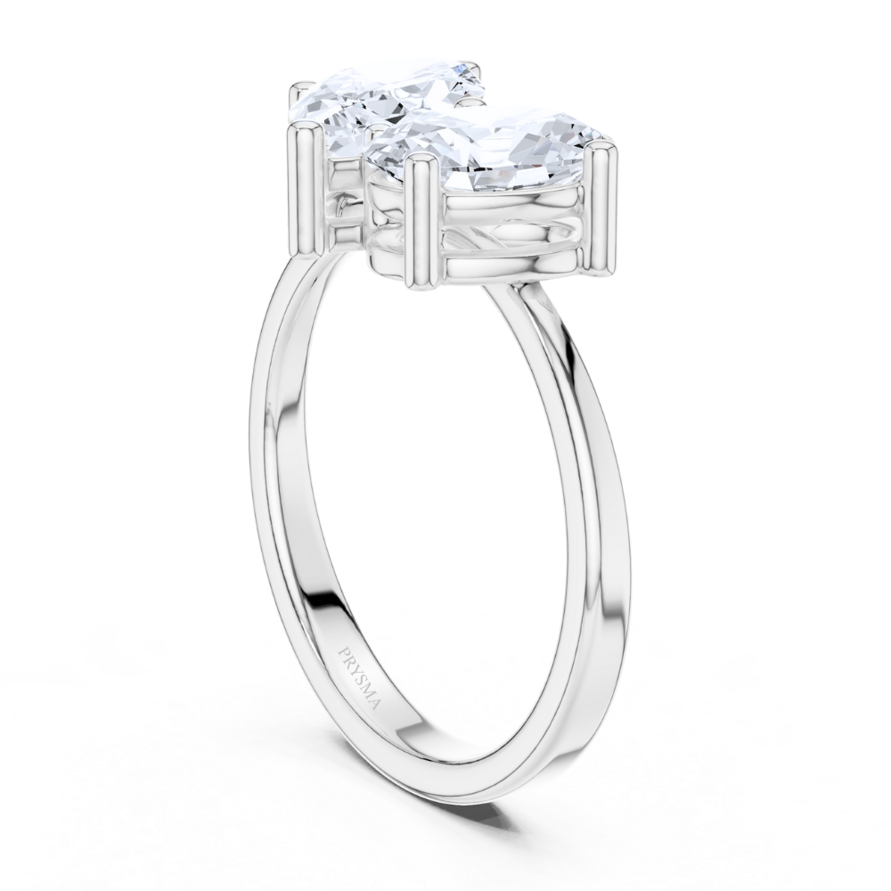 Twin Radiance Statement Ring