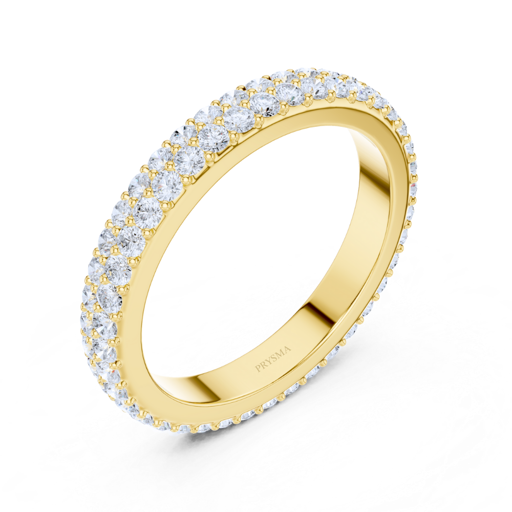 Eternal Grace Double Row Diamond Ring