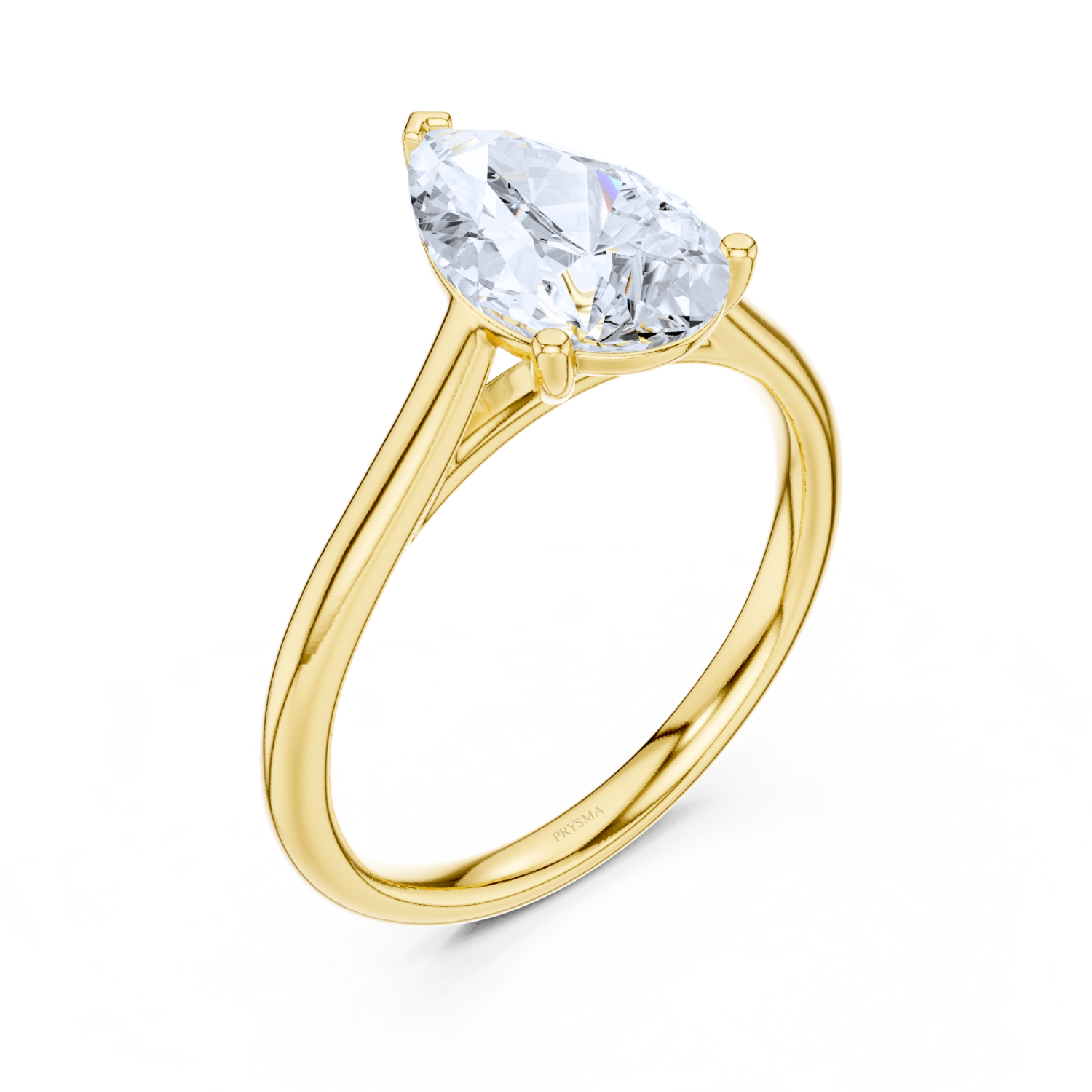 Eternal Grace Pear-Cut Solitaire Ring