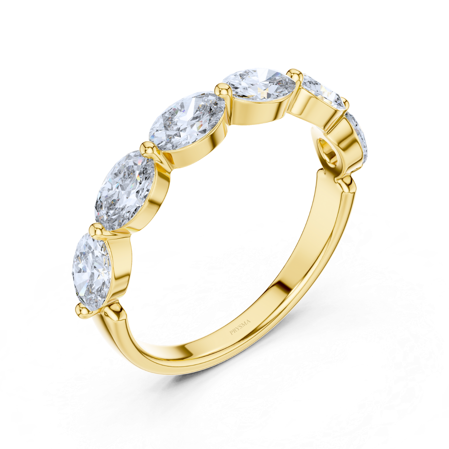 Oval Elegance Diamond Eternity Band