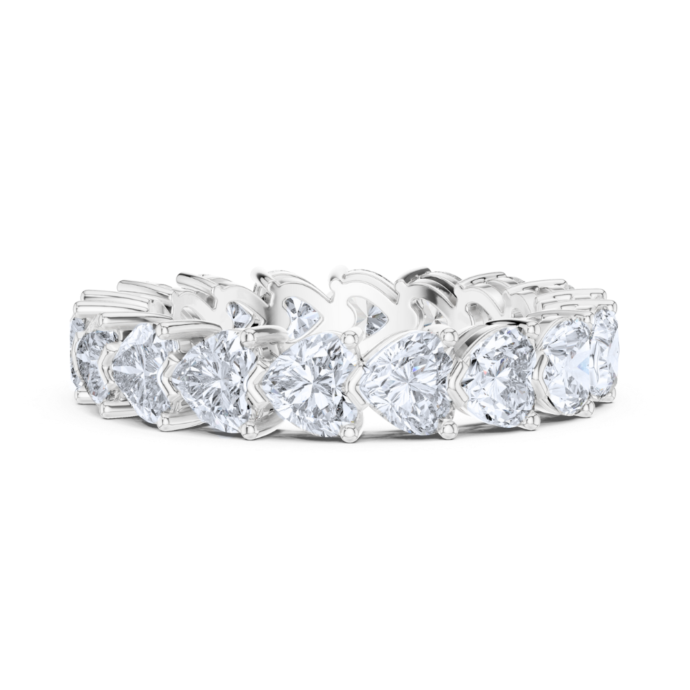 Heartlink Radiant Eternity Ring