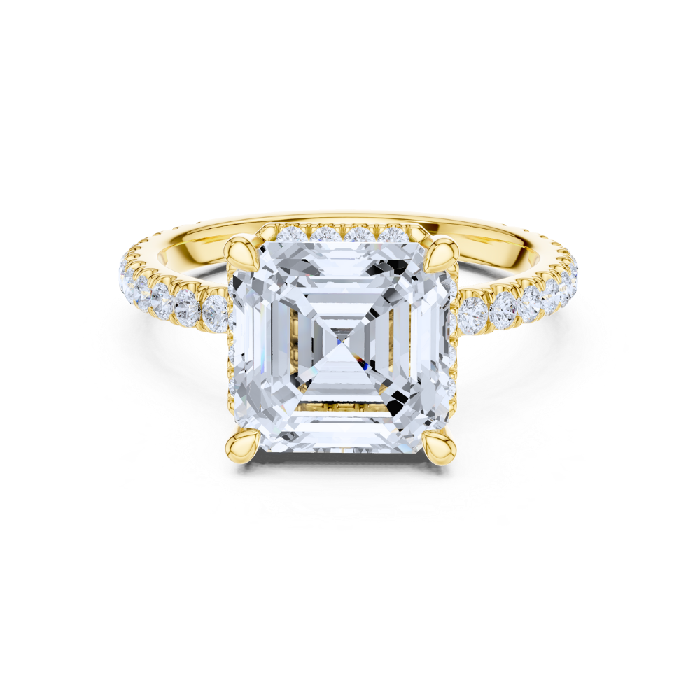 Majestic Radiance Asscher-Cut Ring