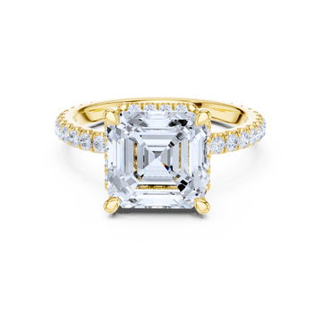 Majestic Radiance Asscher-Cut Ring