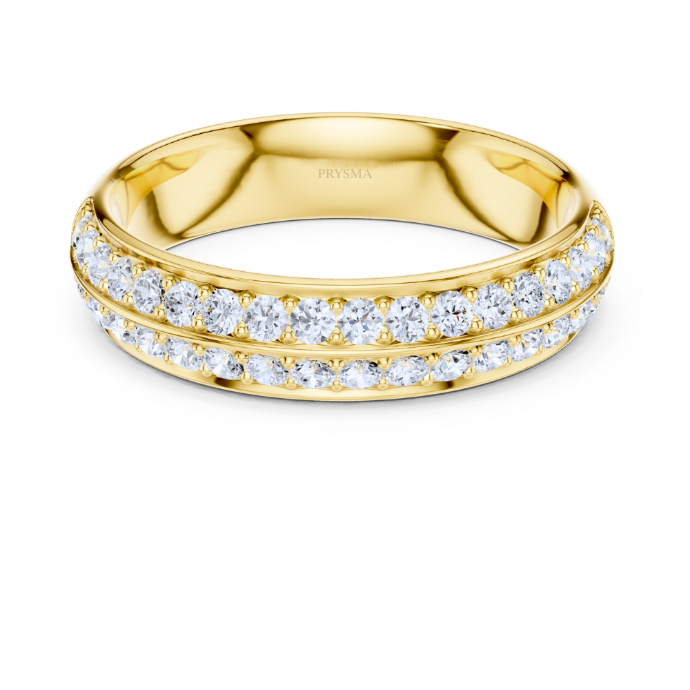 Luxe Double Row Eternity Ring