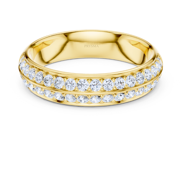 Luxe Double Row Eternity Ring