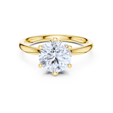 Solitaire Round Cut With Open Cathedral Setting