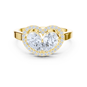 Eternal Heart Halo Ring