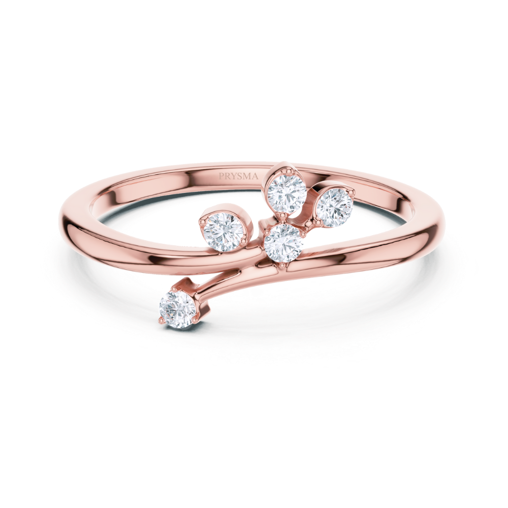 Diamond Blossom Ring
