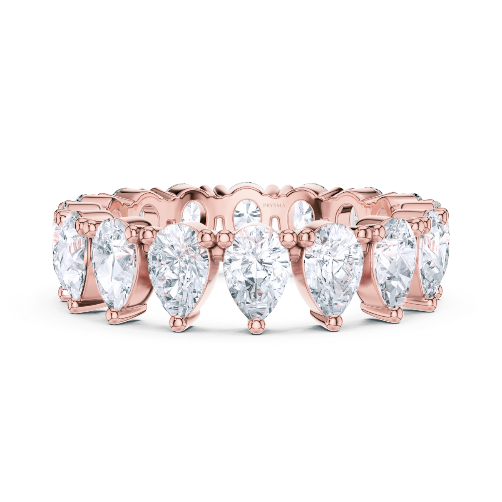 Pear Brilliance Eternity Ring