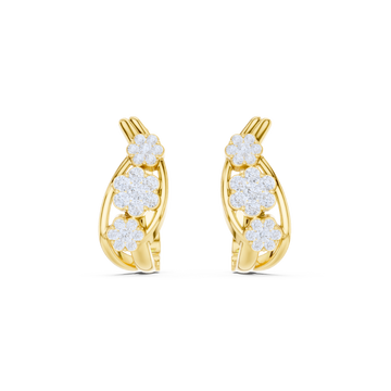 Petal Bloom Hoop Earrings