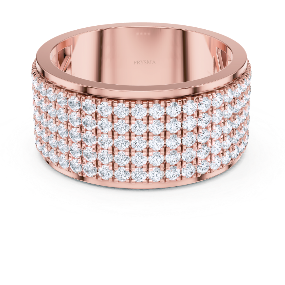 Majestic Pavé Diamond Wide Ring