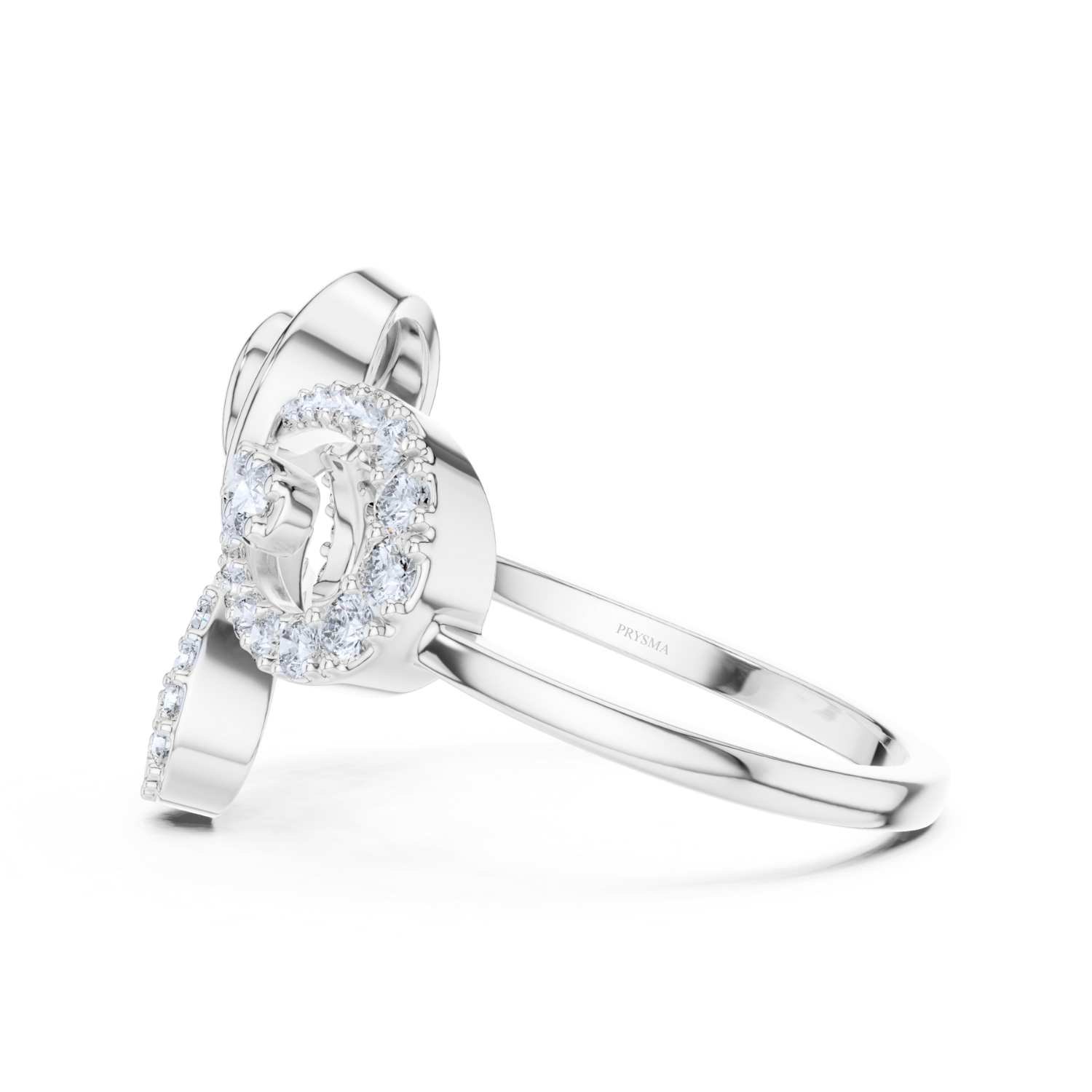 Elegant Bow Diamond Ring