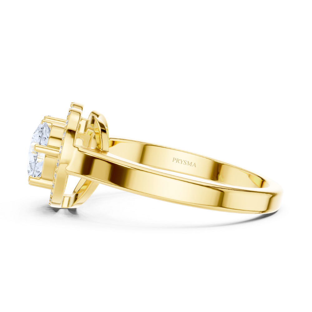 Eternal Heart Halo Ring