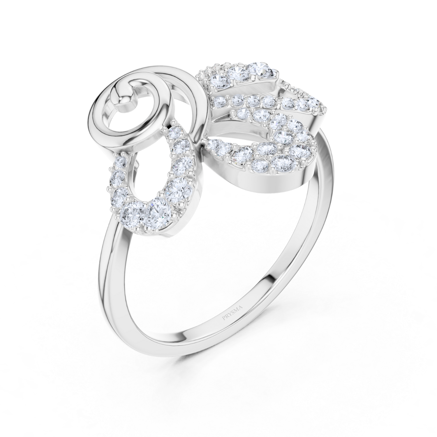 Elegant Bow Diamond Ring