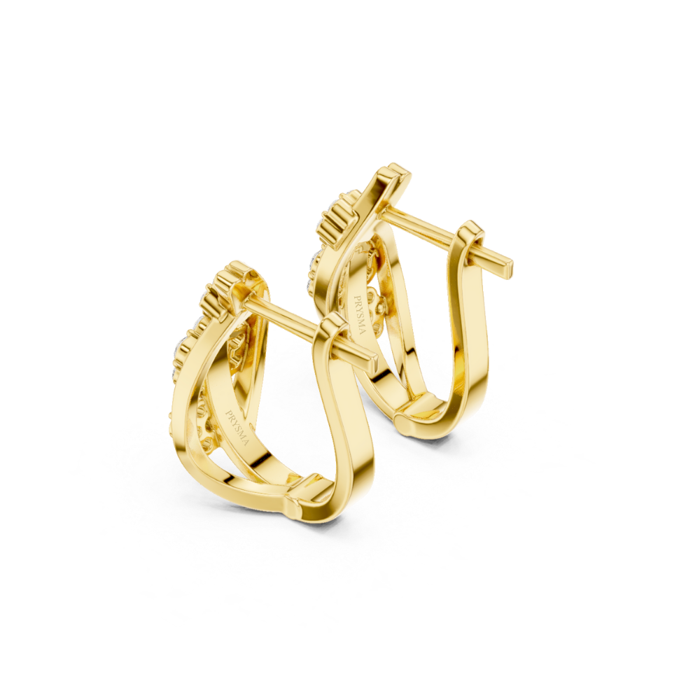 Petal Bloom Hoop Earrings