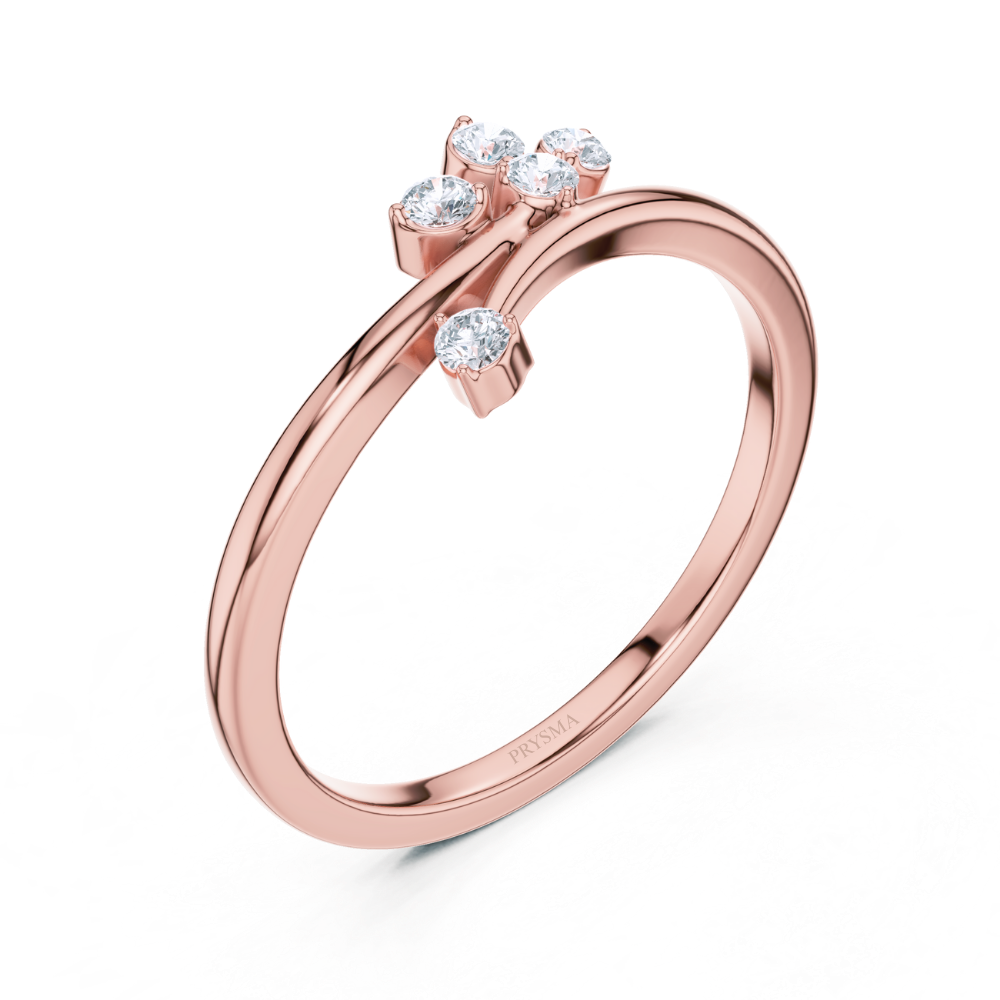 Diamond Blossom Ring