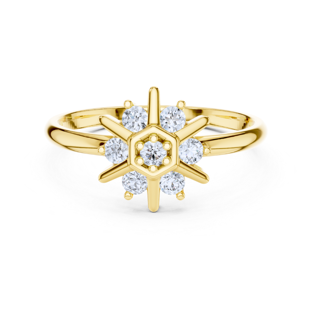 Stellar Radiance Diamond Ring
