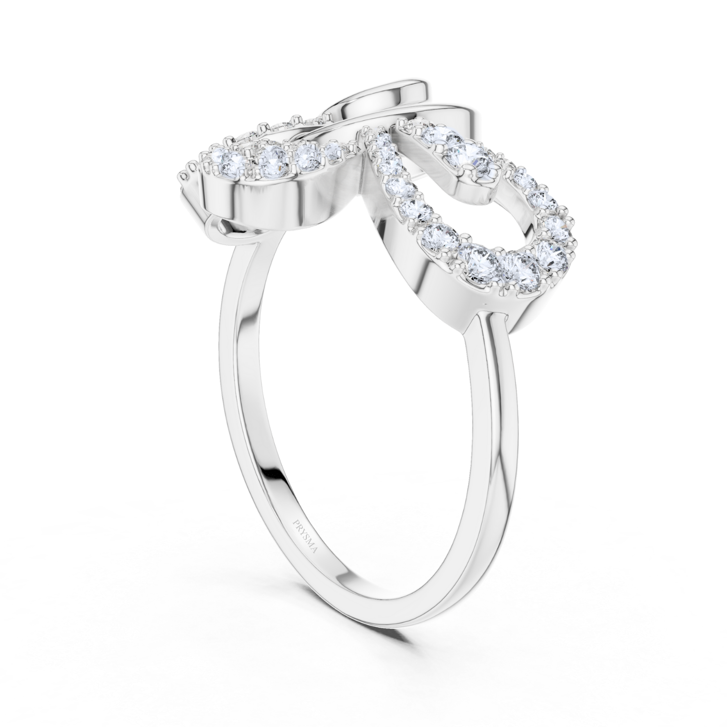 Elegant Bow Diamond Ring