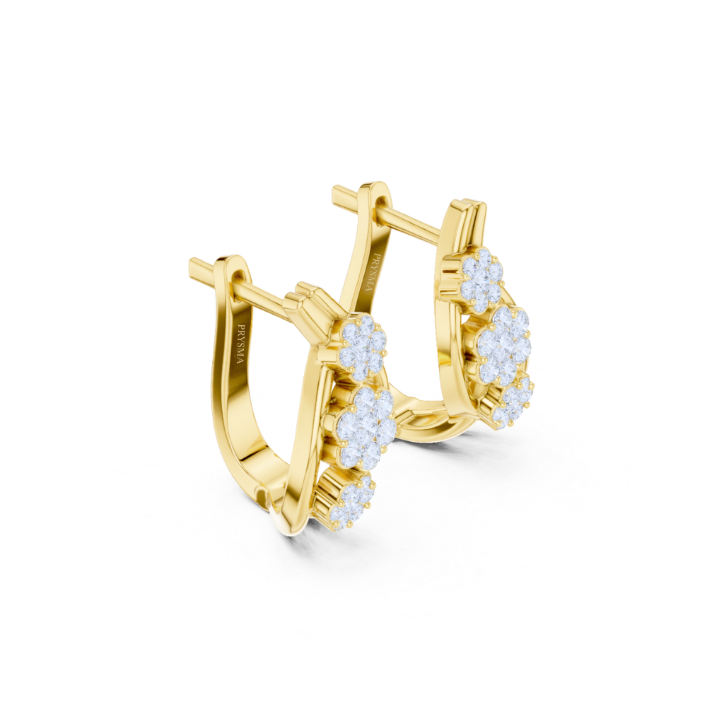 Petal Bloom Hoop Earrings