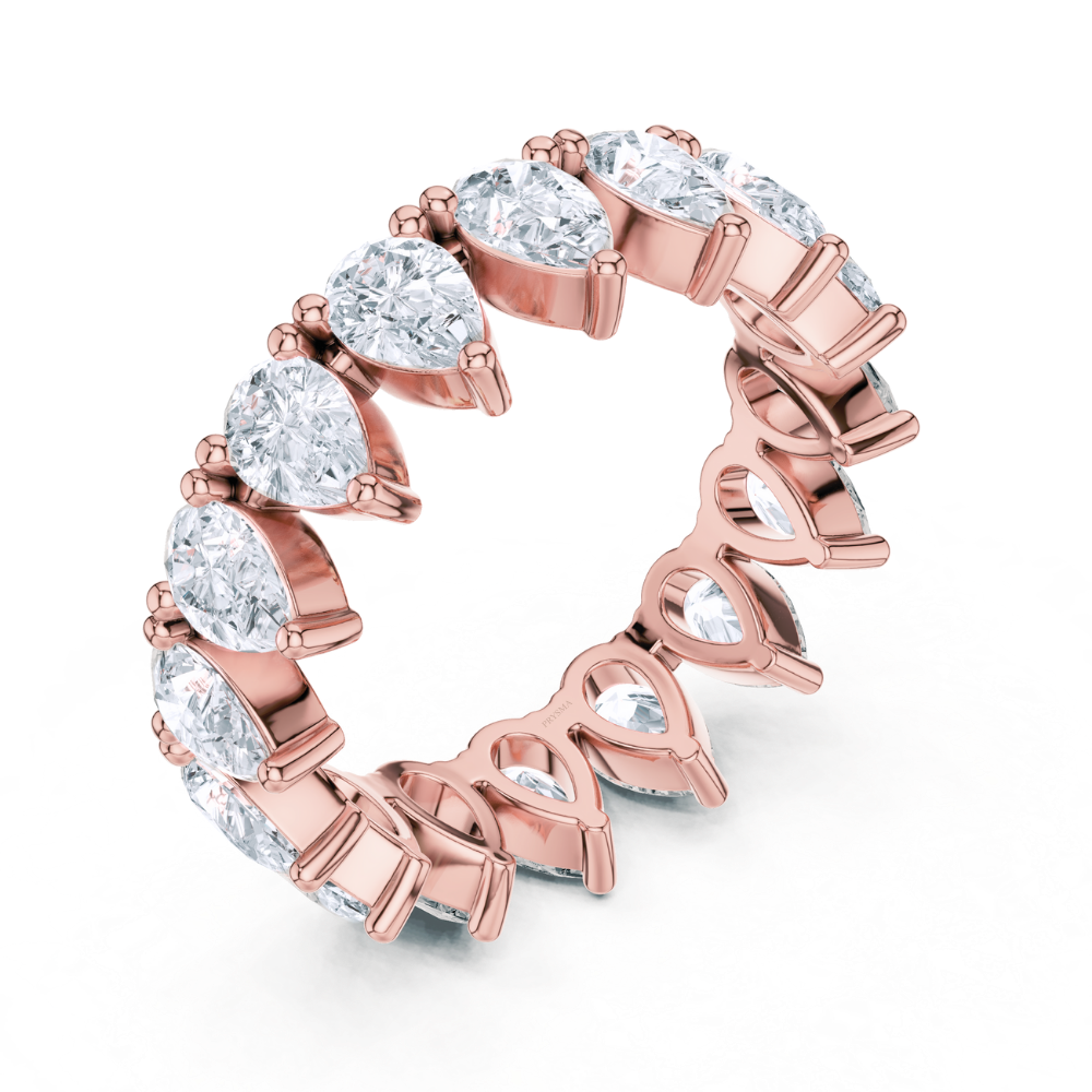 Pear Brilliance Eternity Ring
