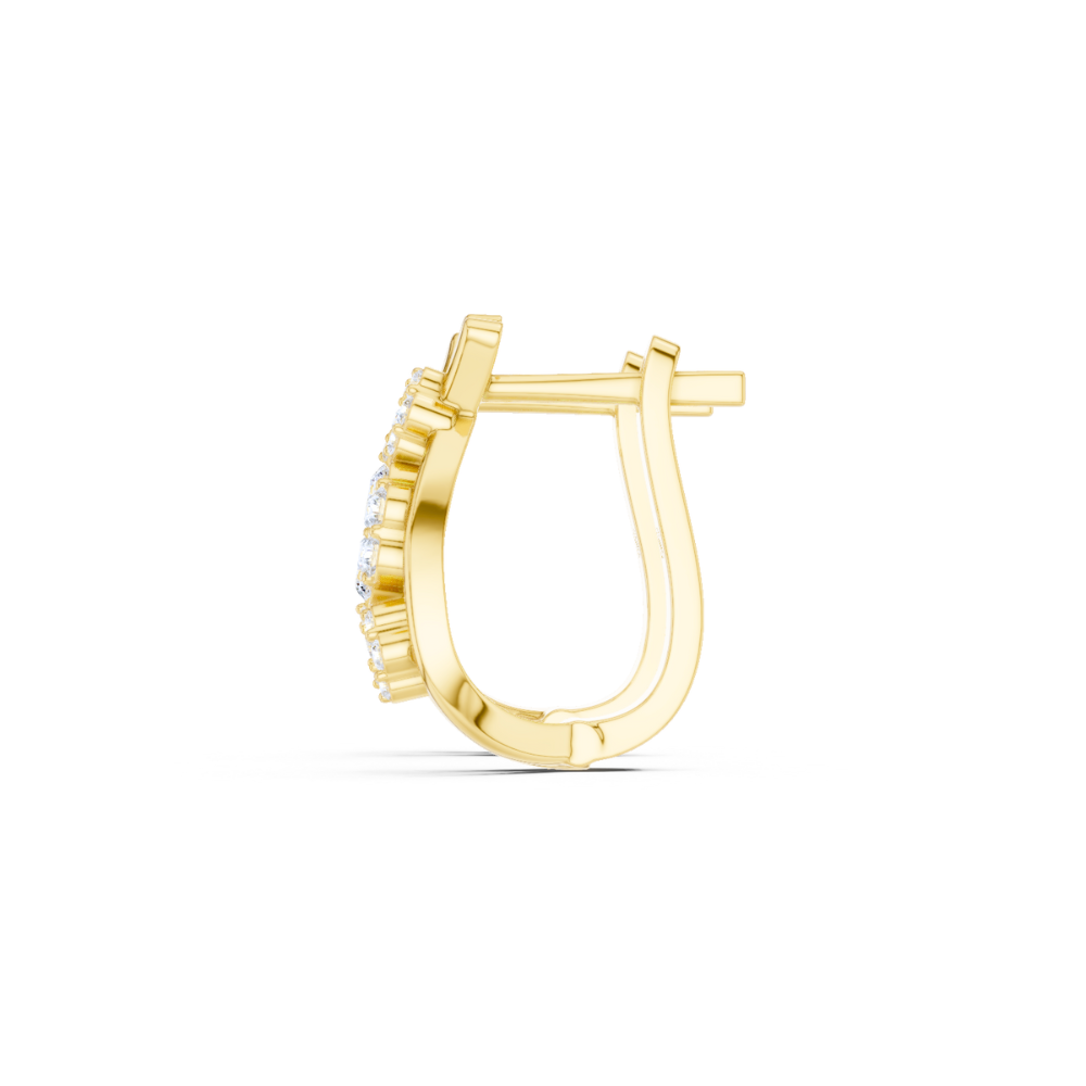Petal Bloom Hoop Earrings