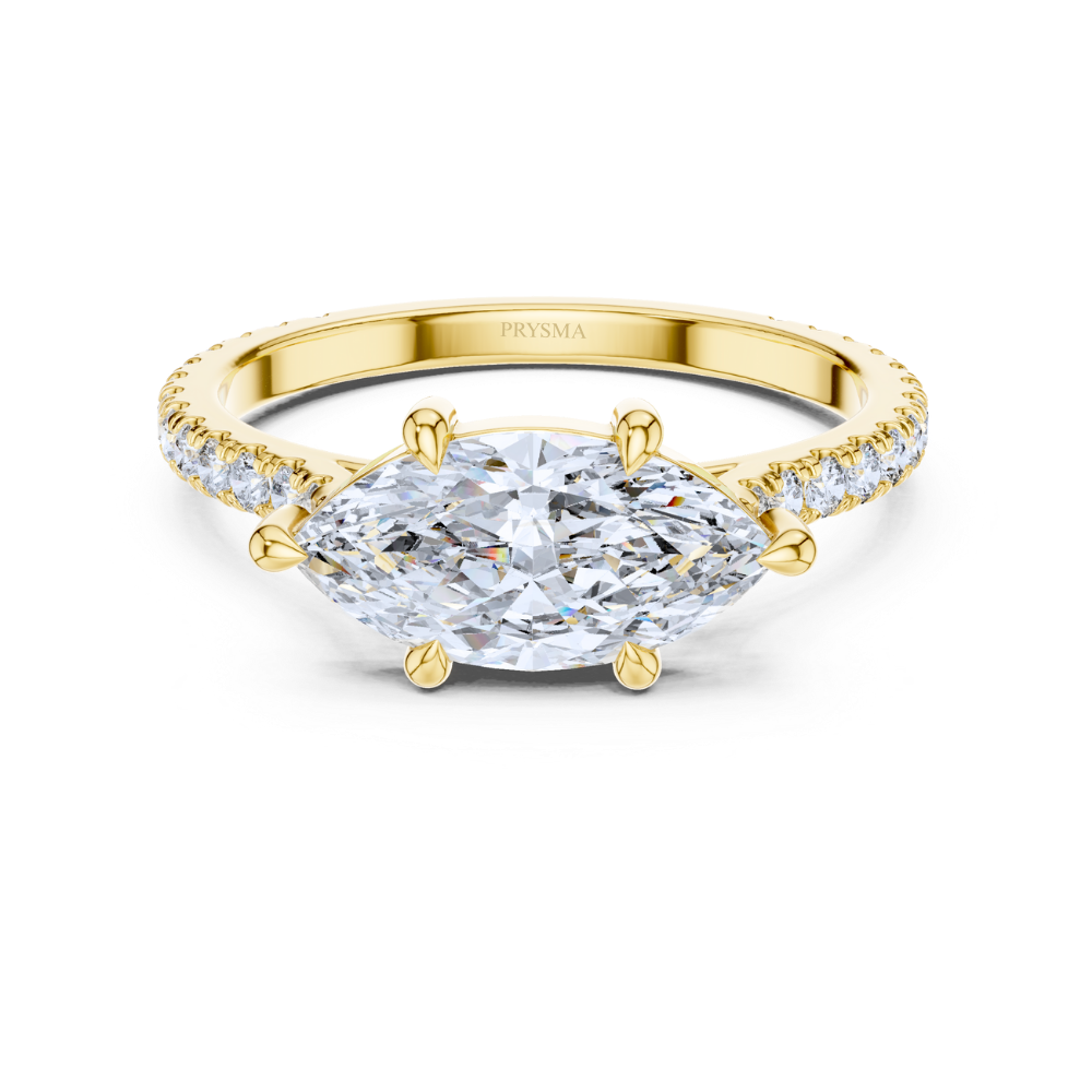 Marquise Whisper Diamond Pavé Ring