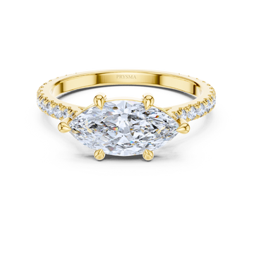 Marquise Whisper Diamond Pavé Ring