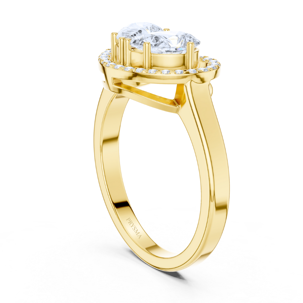 Eternal Heart Halo Ring