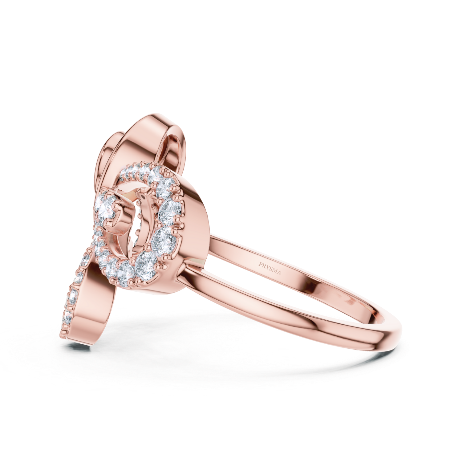 Elegant Bow Diamond Ring