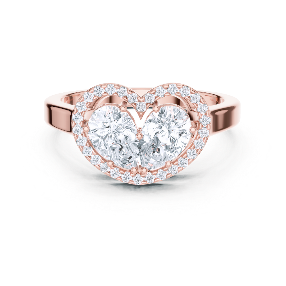 Eternal Heart Halo Ring