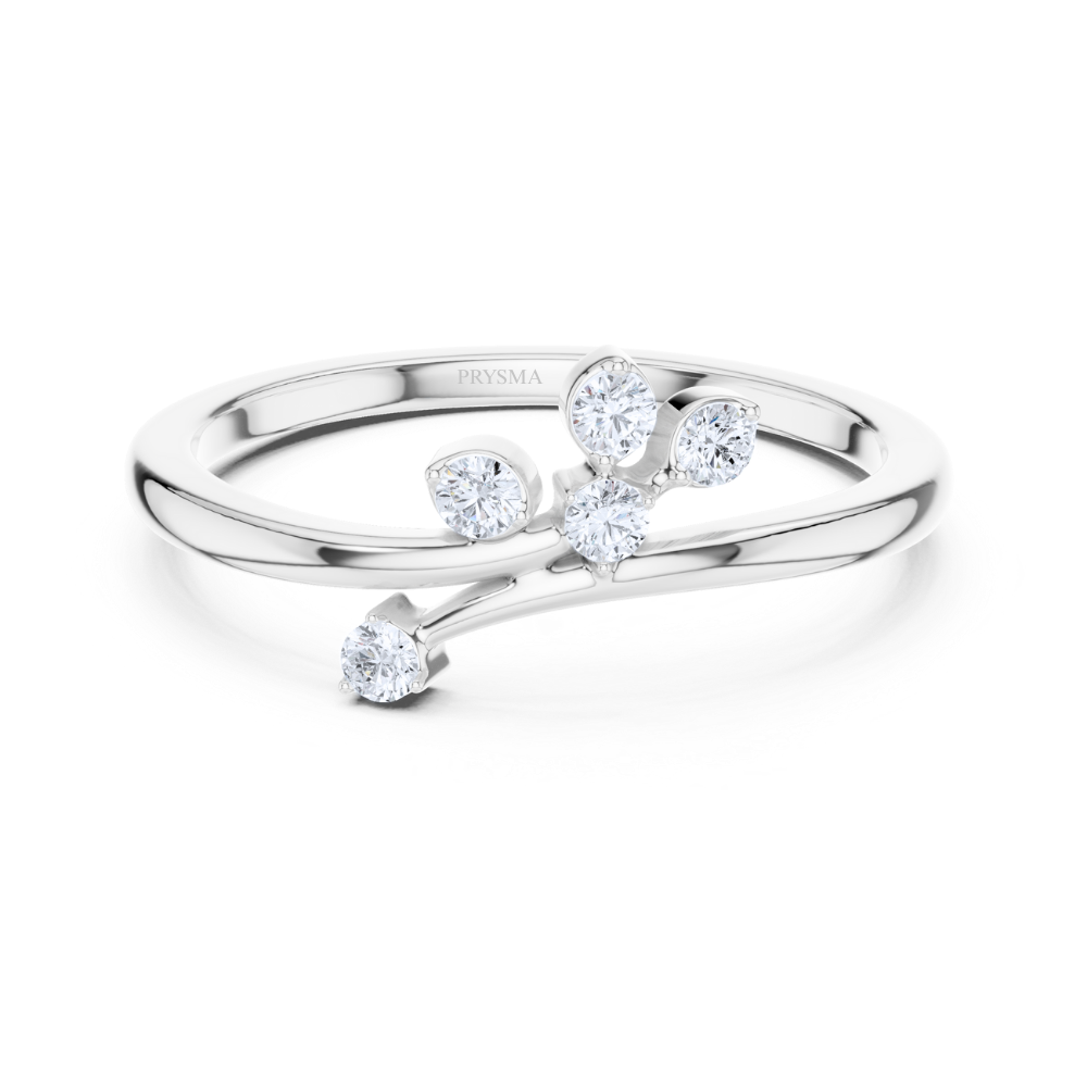 Diamond Blossom Ring