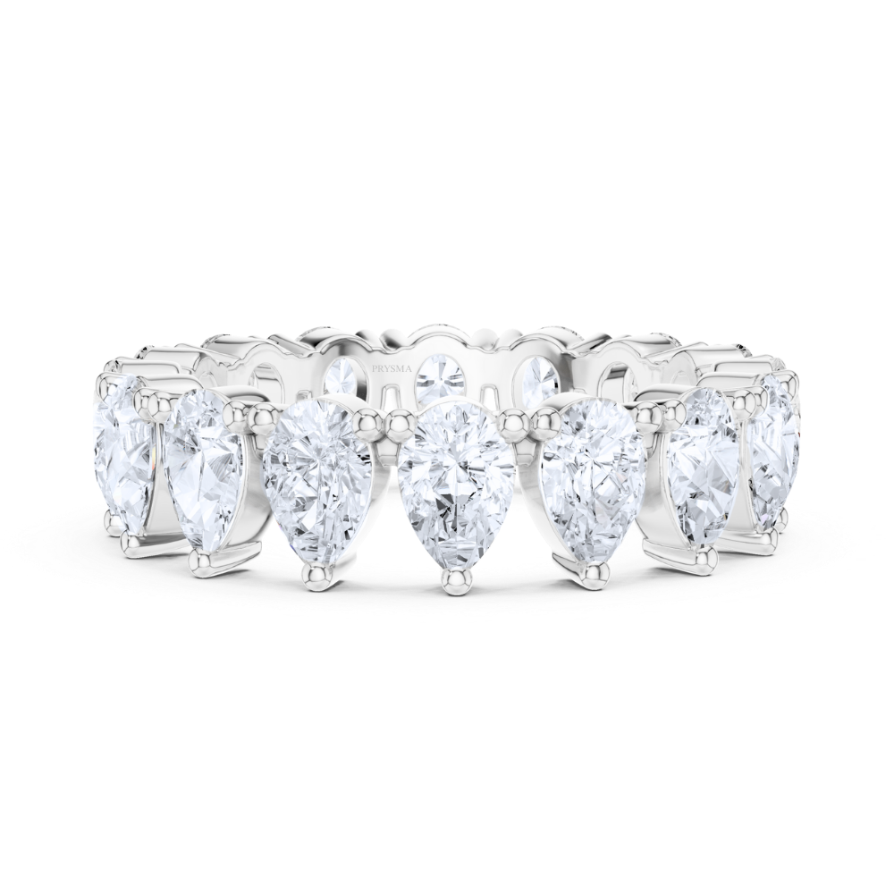 Pear Brilliance Eternity Ring