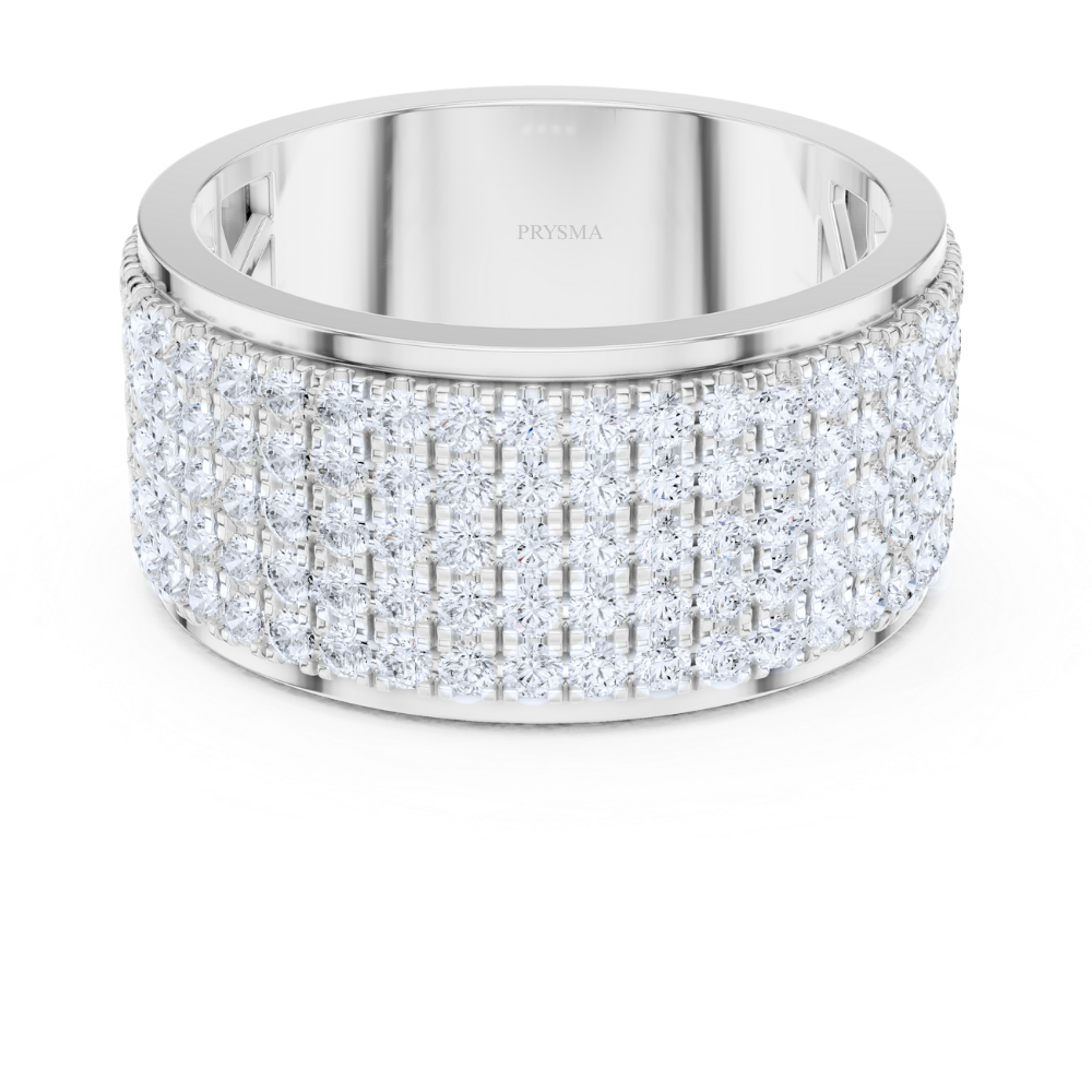 Majestic Pavé Diamond Wide Ring
