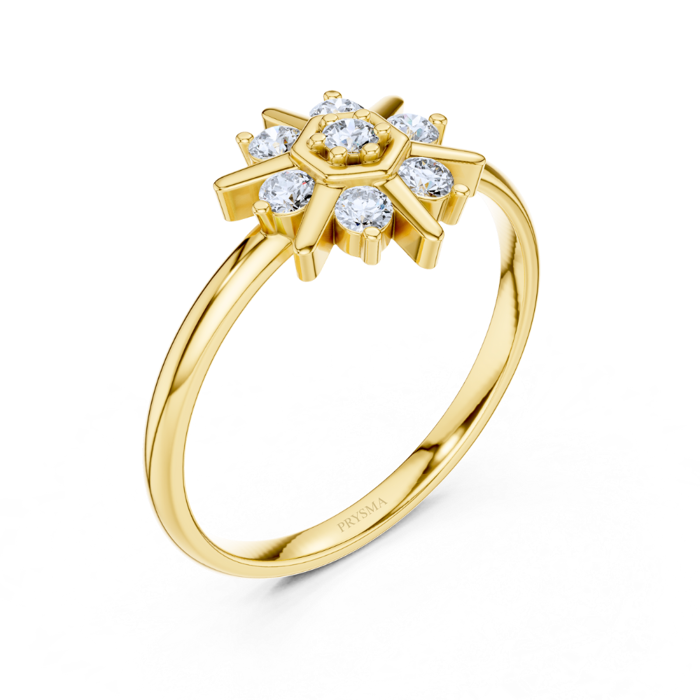 Stellar Radiance Diamond Ring