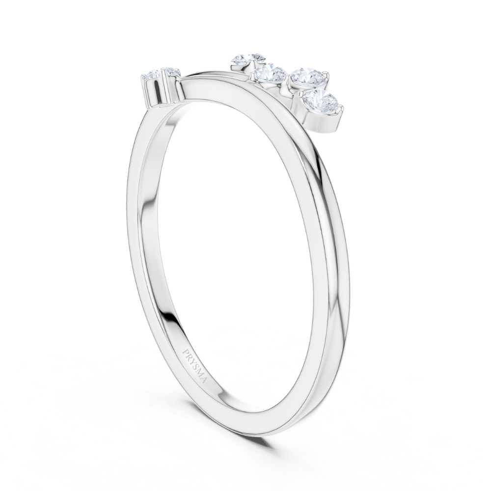 Diamond Blossom Ring